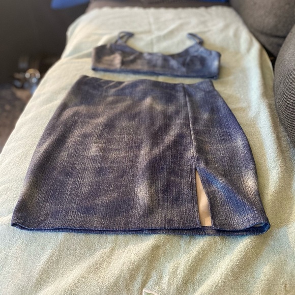 🍒SOLD🍒 Fashion Nova Matching Skirt Set✨ - Picture 2 of 7